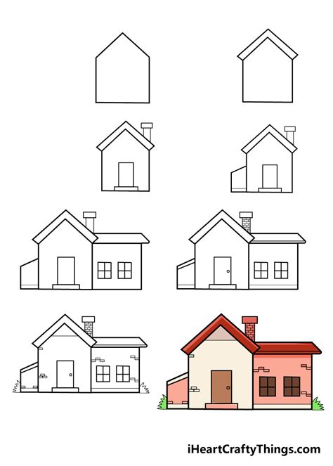How to Draw a House .